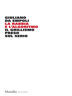 cover image of La rabbia e l'algoritmo